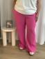 Pantalon Gaze De Coton Curvy Fuschia