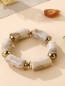 Bracelet élastique effet marbré