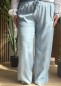 Pantalon Palazzo Tencel bleu clair