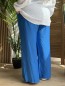 Pantalon Palazzo bleu électrique