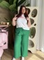 Pantalon Palazzo Vert
