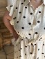 Robe longue chemise à pois écru Robe longue chemise à pois écru