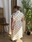 Robe longue chemise à pois écru Robe longue chemise à pois écru