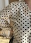 Blouse À Pois Lurex Blanc