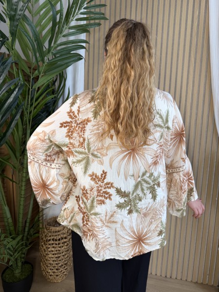 Blouse bohème tropical