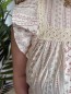 TOP MANCHES COURTES CROCHET