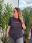 T-shirt curvy Iconic bleu marine T-shirt curvy Iconic bleu marine