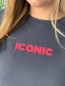 T-shirt curvy Iconic bleu marine T-shirt curvy Iconic bleu marine