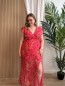 Robe longue sans manches esprit pétales au vent Robe longue sans manches esprit pétales au vent