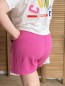 Short en gaze de coton fuchsia Short en gaze de coton fuchsia