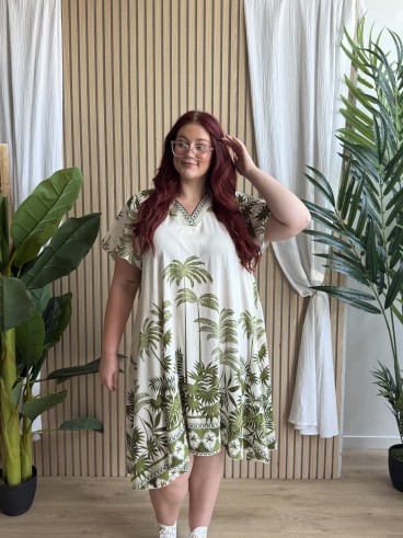 Robe Palma verte grande taille