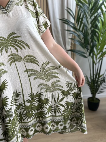 Robe Palma verte grande taille