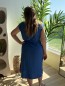 Robe à nouer Léna bleue Robe à nouer Léna bleue