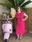 Robe à nouer Léna fuchsia Robe à nouer Léna fuchsia