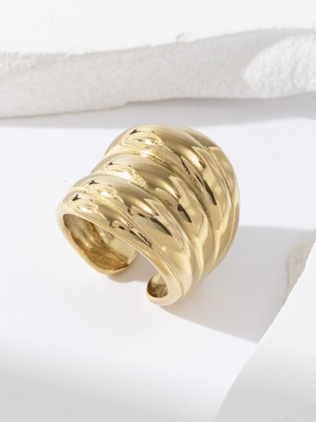 Bague dorée multi anneaux