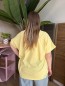 T-Shirt Curvy Iconic Club à pois jaune T-Shirt Curvy Iconic Club à pois jaune