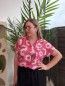 Blouse marguerite à col V Blouse marguerite à col V