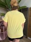 T-Shirt Curvy Club Amour jaune T-Shirt Curvy Club Amour jaune