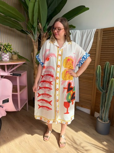 Robe chemise Sardine grande taille
