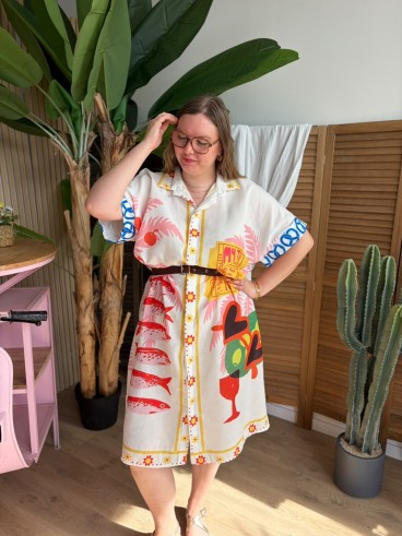 Robe chemise Sardine grande taille