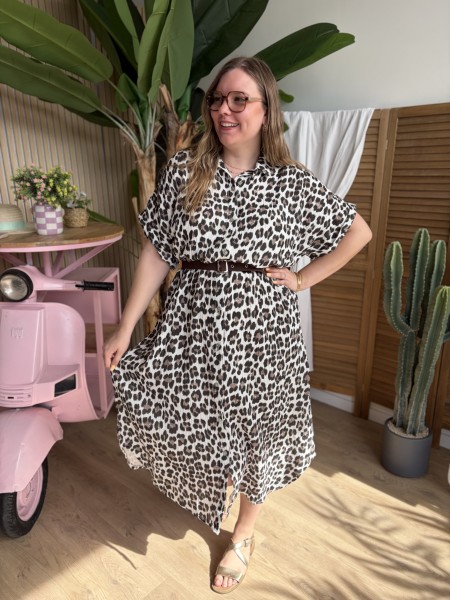 Robe Zoé Léopard grande taille