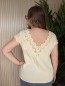 Blouse Dentelle en gaze de coton jaune pastel Blouse Dentelle en gaze de coton jaune pastel