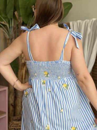 Robe longue bandeau Sorrente grande taille