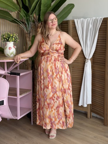Robe longue Sienna  grande taille