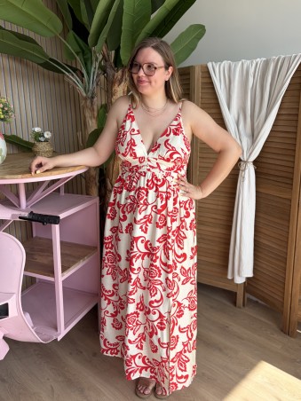 Robe longue Isadora grande taille