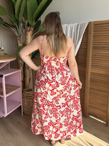 Robe longue Isadora grande taille