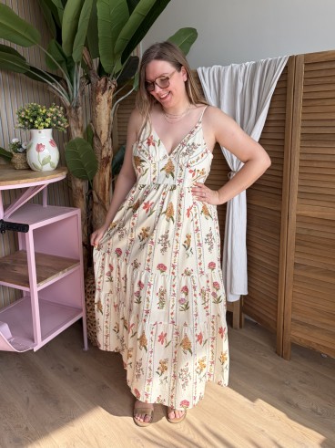 Robe longue Colette grande taille