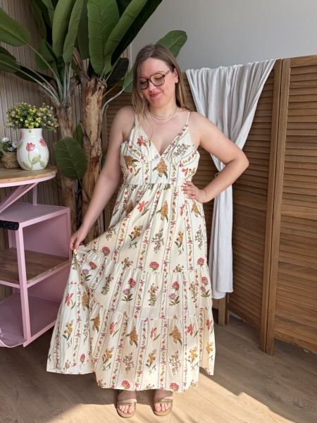 Robe longue Colette grande taille