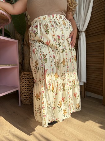 Jupe longue Colette grande taille