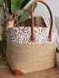 Sac cabas Jenny à bande fleurie Sac cabas Jenny à bande fleurie