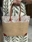 Sac cabas Jenny à bande fleurie Sac cabas Jenny à bande fleurie