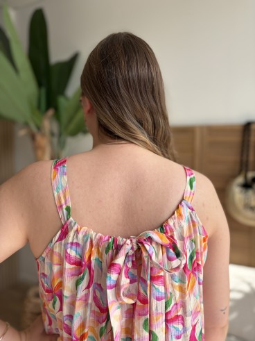 Robe longue Flora grande taille
