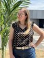Blouse Romy à Pois noire Blouse Romy à Pois noire