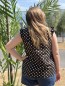 Blouse Romy à Pois noire Blouse Romy à Pois noire