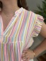 Robe courte rayée Bahia rose Robe courte rayée Bahia rose