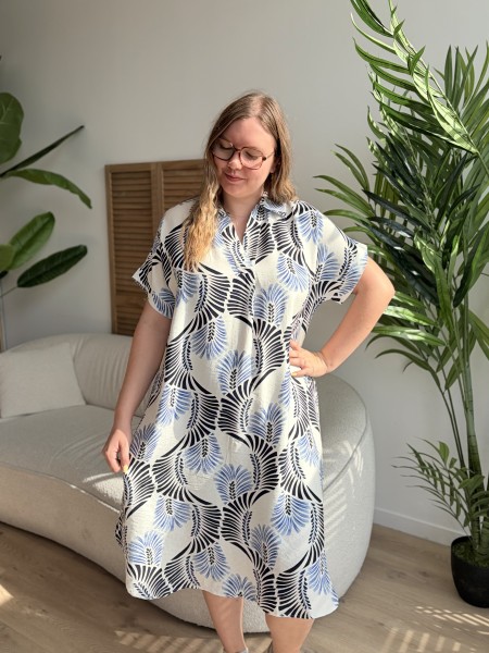 Robe Capri bleue