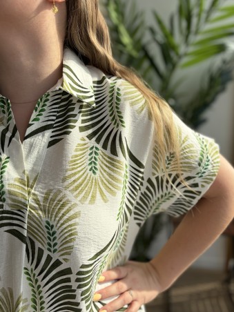 Robe Capri verte