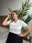 T-shirt Pipelette brodé blanc T-shirt Pipelette brodé blanc