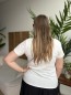 T-shirt Pipelette brodé blanc T-shirt Pipelette brodé blanc