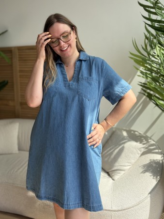 Robe en jean Billie grande taille