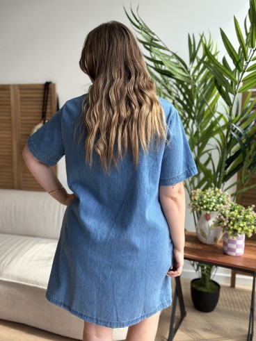 Robe en jean Billie grande taille