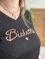 T-shirt bichette brodé noir