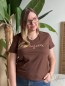 T-shirt bichette brodé marron