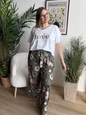 Pantalon Éclipse Kaki grande taille