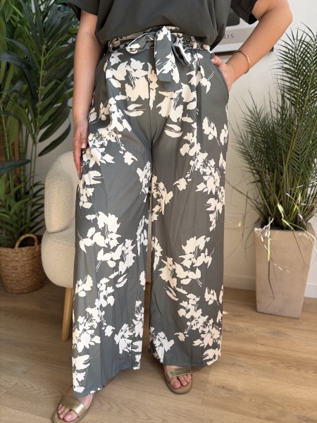Pantalon Mirage kaki grande taille