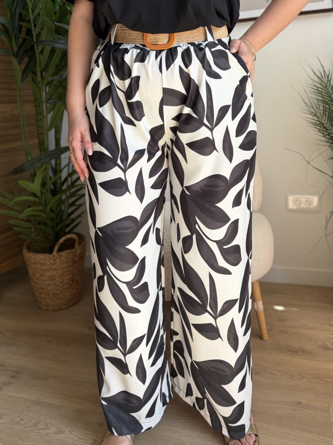 Pantalon fluide Alice noir Pantalon fluide Alice noir